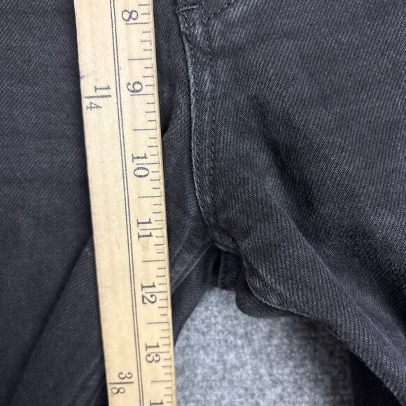 Rag & Bone Alex Straight Jeans Womens Size 26 black Button fly - Picture 8 of 12